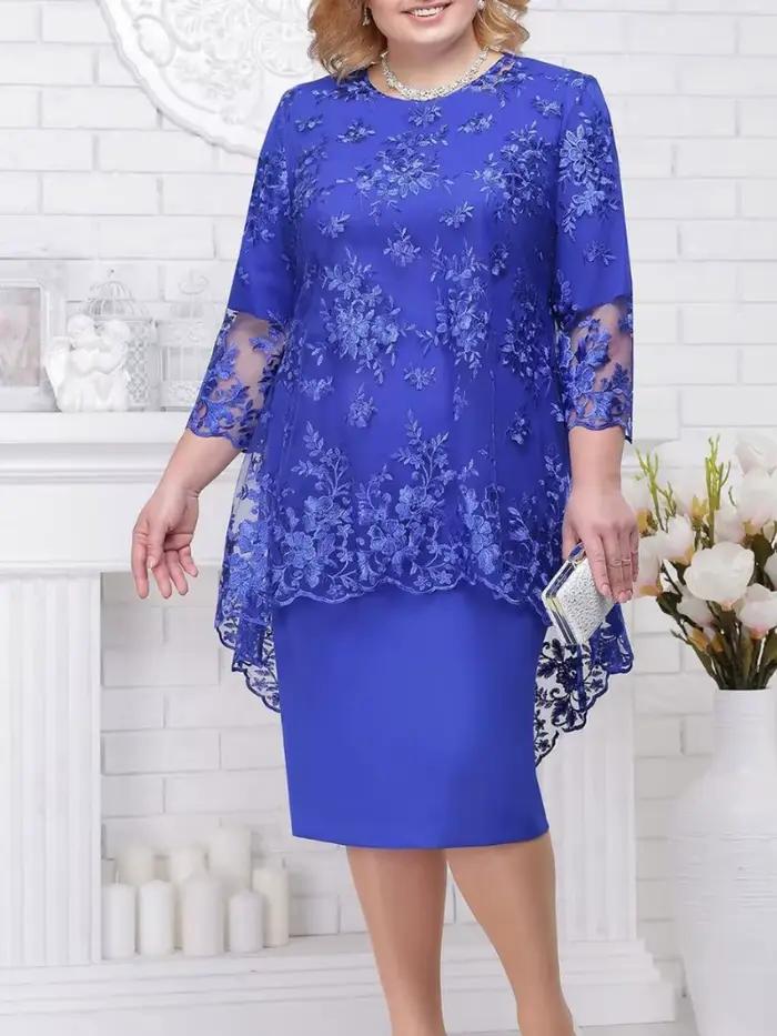 FSMG – robe de soirée grande taille pour femmes