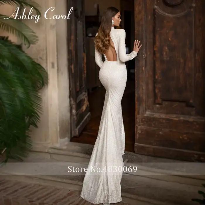 Ashley Carol-Robe de mariée sirène sexy et élégante