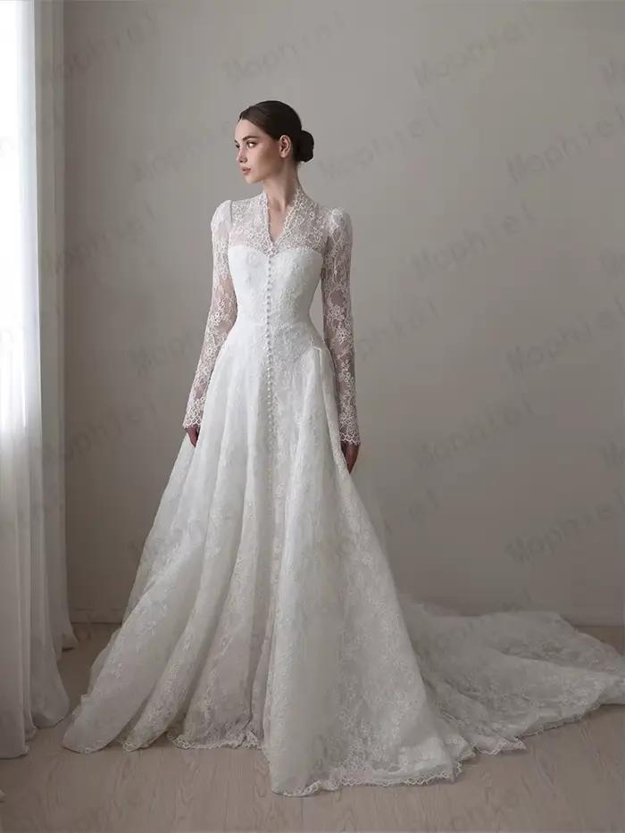 Robe de mariée Mophiel en dentelle