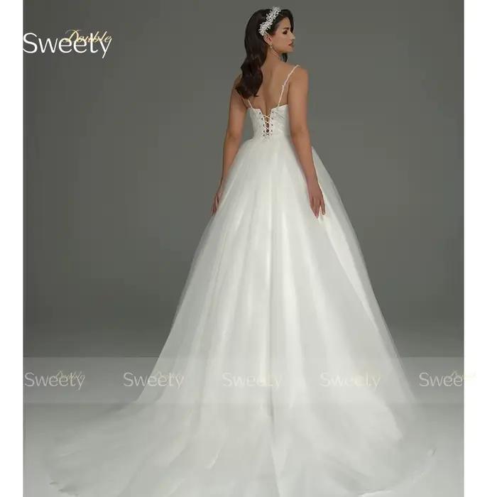Robe de mariée simple, ligne