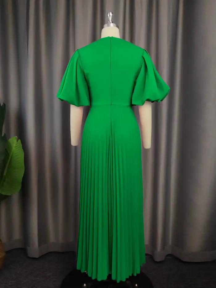 Robe plissée d'été pour soirée