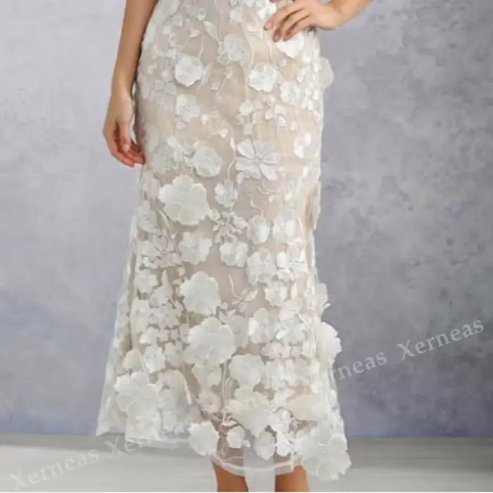 Robe de soirée de mariage personnalisée et exquise pour banquet