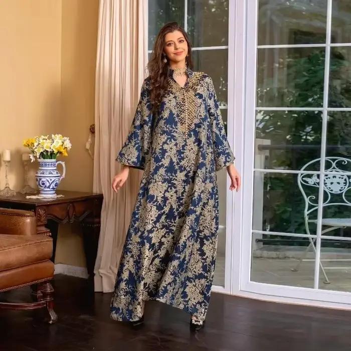 Abaya-Robe musulmane Eid pour femmes