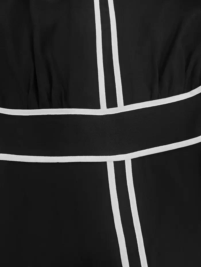 Robe longue élégante en mousseline de soie