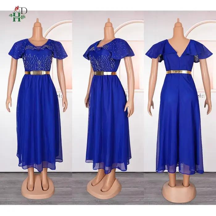Robes de soirée de mariage africaines grande taille pour femmes
