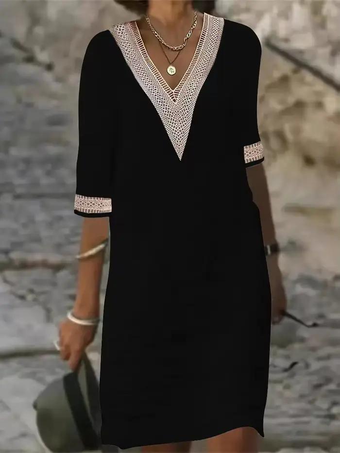 Robe en lin de coton pour femmes