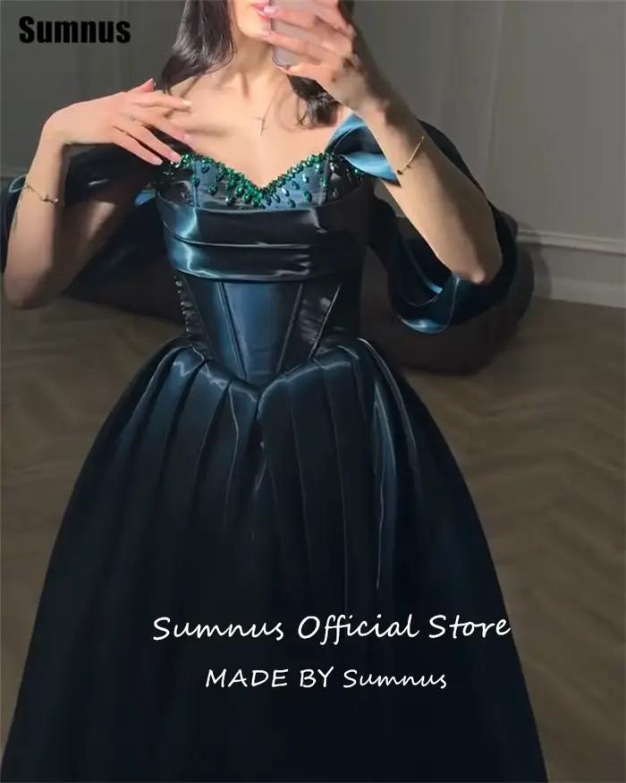 Robes de soirée Sumnus Princess coupe trapèze pour femmes