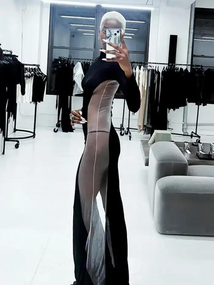 Robes Maxi noires pour femmes