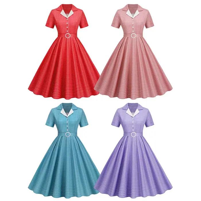 Robe de soirée rétro Vintage des années 50 et 60