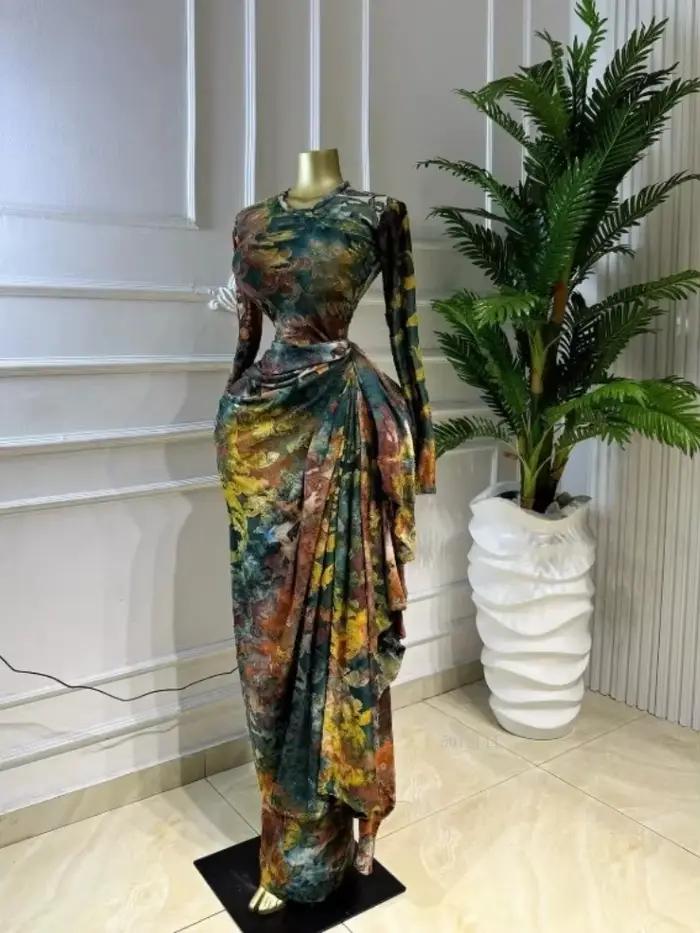 Robe longue sexy pour femme