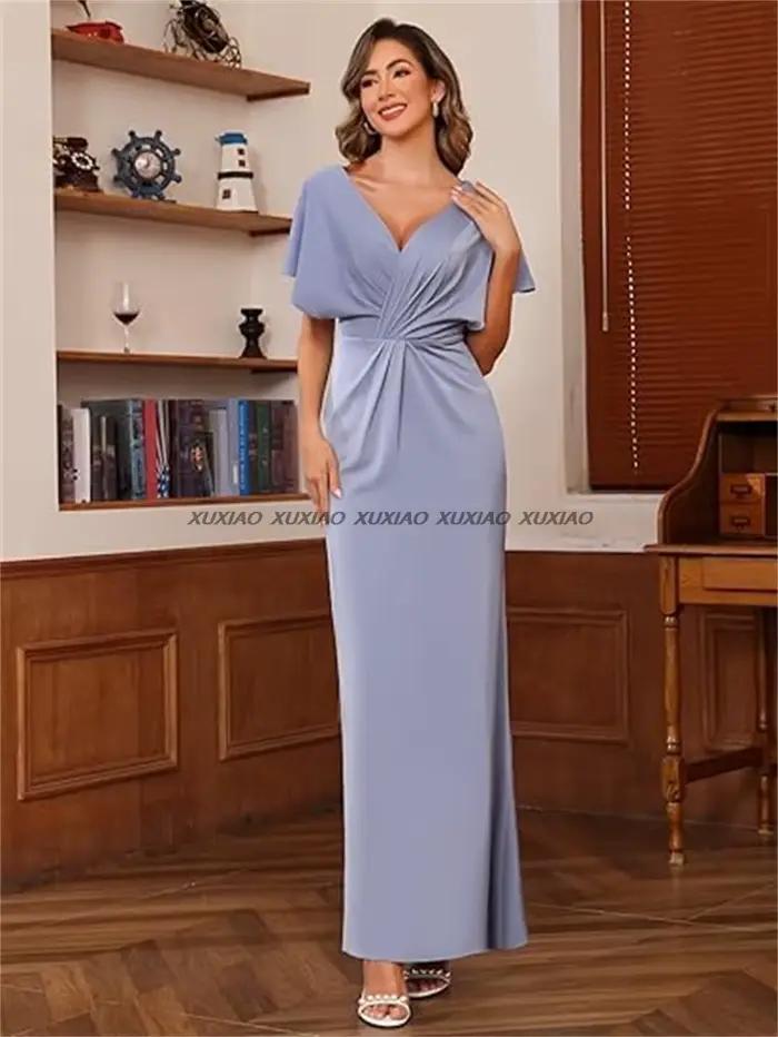 Robes mère de la mariée en Satin brillant pour femmes