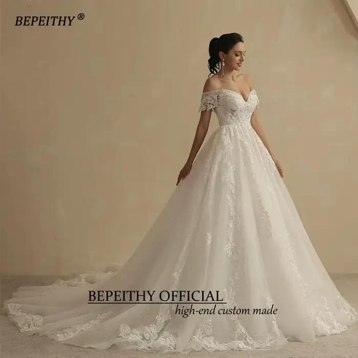 BEPEITHY personnalisé paillettes robes De mariée pour les femmes 2026