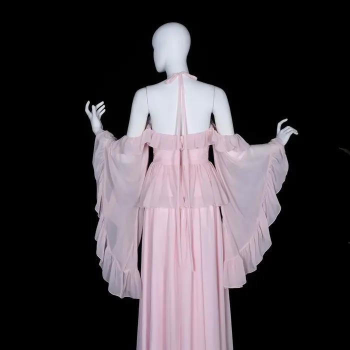 Robe de soirée sirène à manches longues Sharon Said – Soldes finales