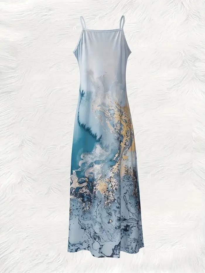 Robe d'été pour femme, sans manches