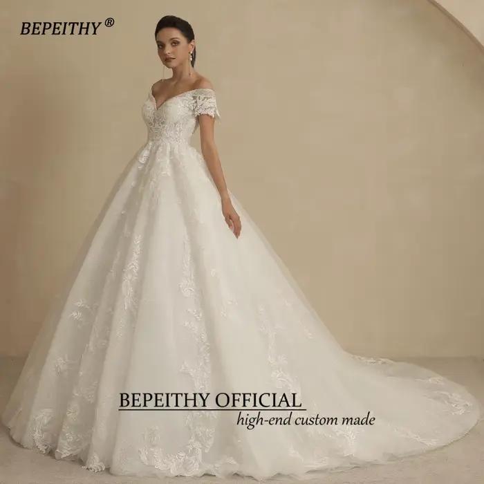 BEPEITHY personnalisé paillettes robes De mariée pour les femmes 2026