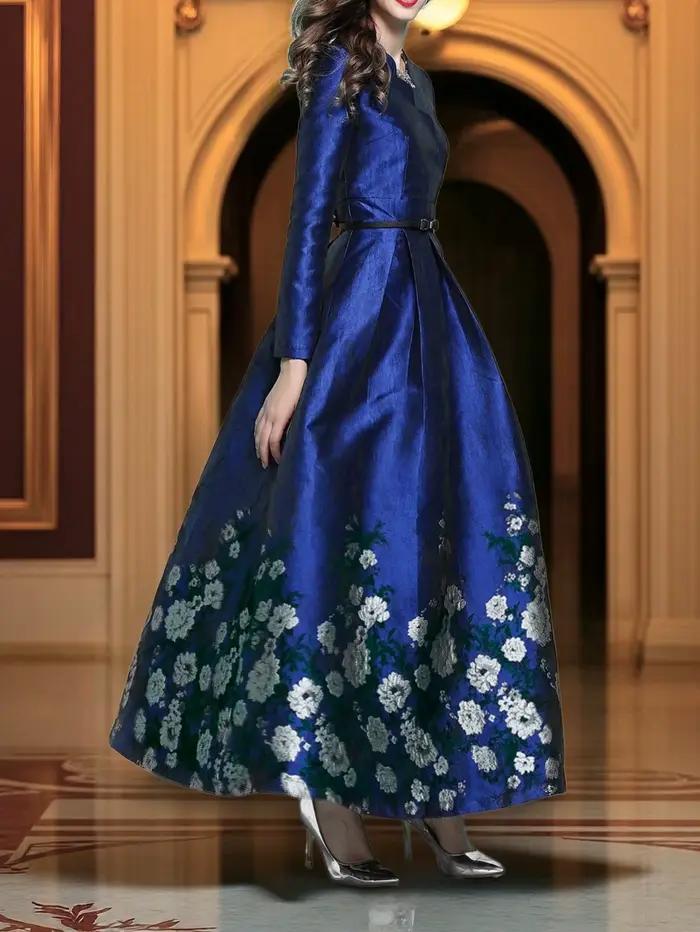 Nouveau modèle de robe jacquard luxueuse et élégante