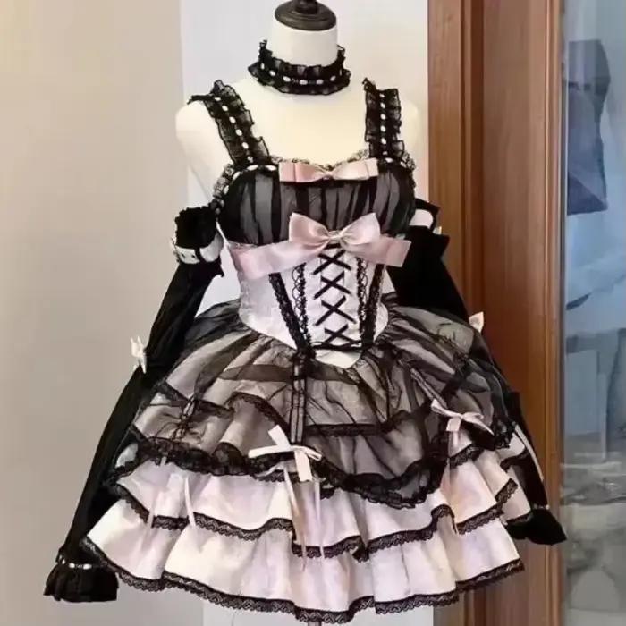 Robe Lolita Jsk Gothique pour Femme