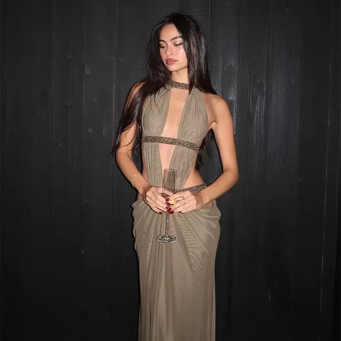 Robe longue décontractée pour femme