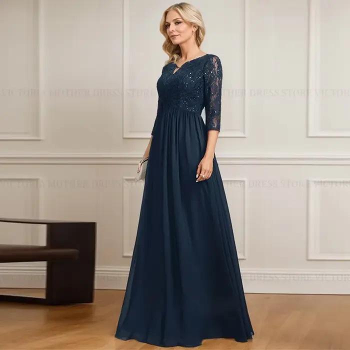 Robes de Soirée Longues Personnalisées et Élégantes pour la Mère de la Mariée