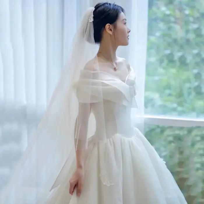 Robe de mariée française légère