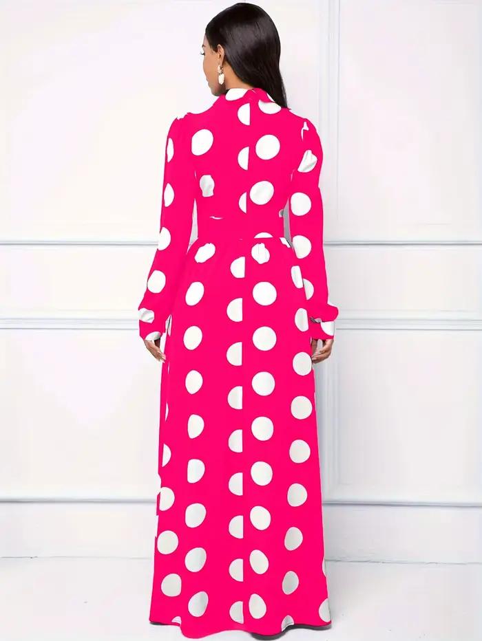 Robe maxi à manches longues pour femmes