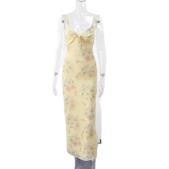 Robe d'été Sexy à imprimé floral pour femmes