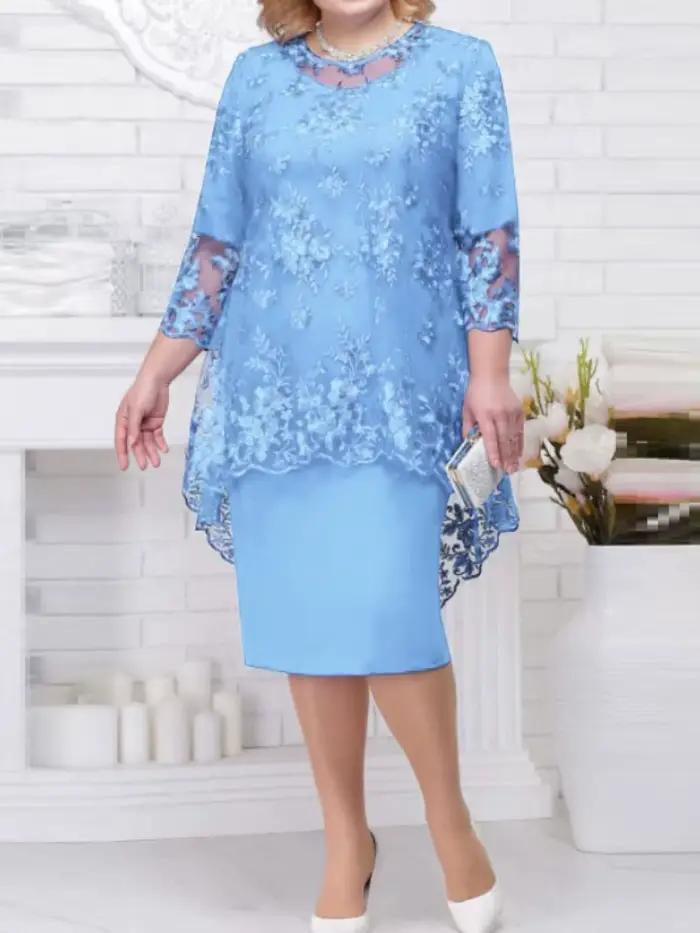 FSMG – robe de soirée grande taille pour femmes