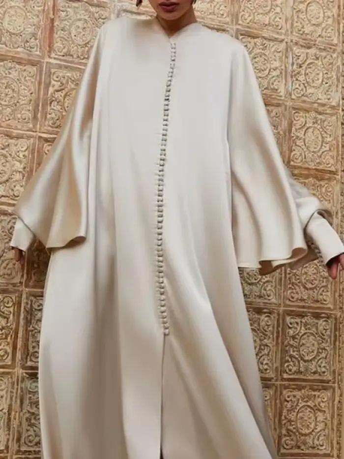 Robe de soirée fendue pour femmes musulmanes