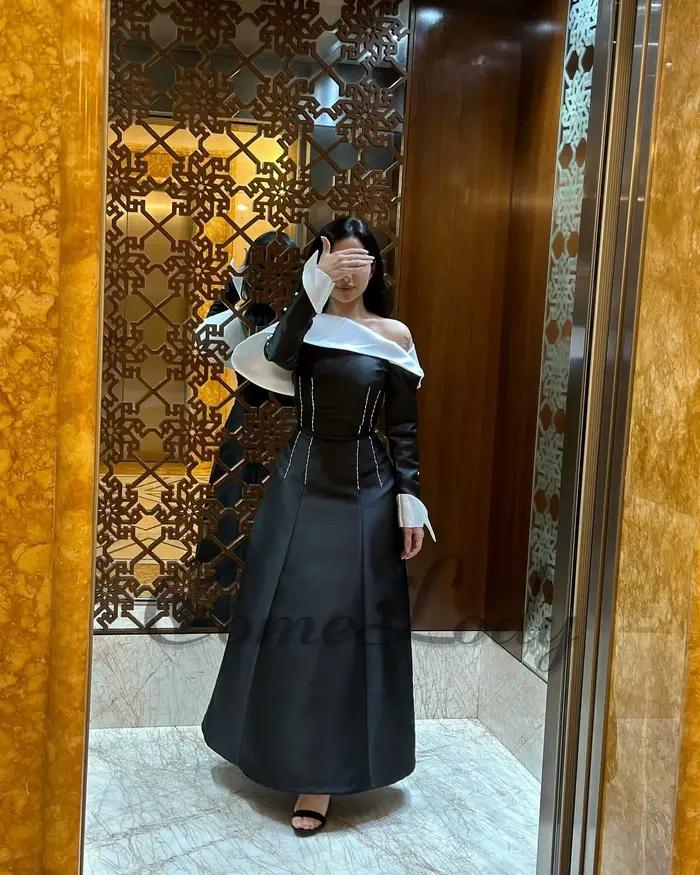 Robe de soirée chic asymétrique personnalisée polyester pour soirées officielles et occasions spéciales ```