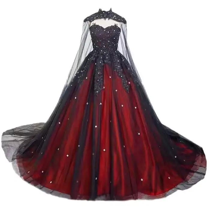 Robe de Quinceanera en polyester classique avec détails en dentelle et perles pour femmes, pour célébrer l'occasion spéciale de leur vie