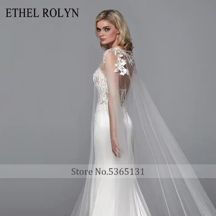 Robe De mariée sirène en Satin doux et dentelle