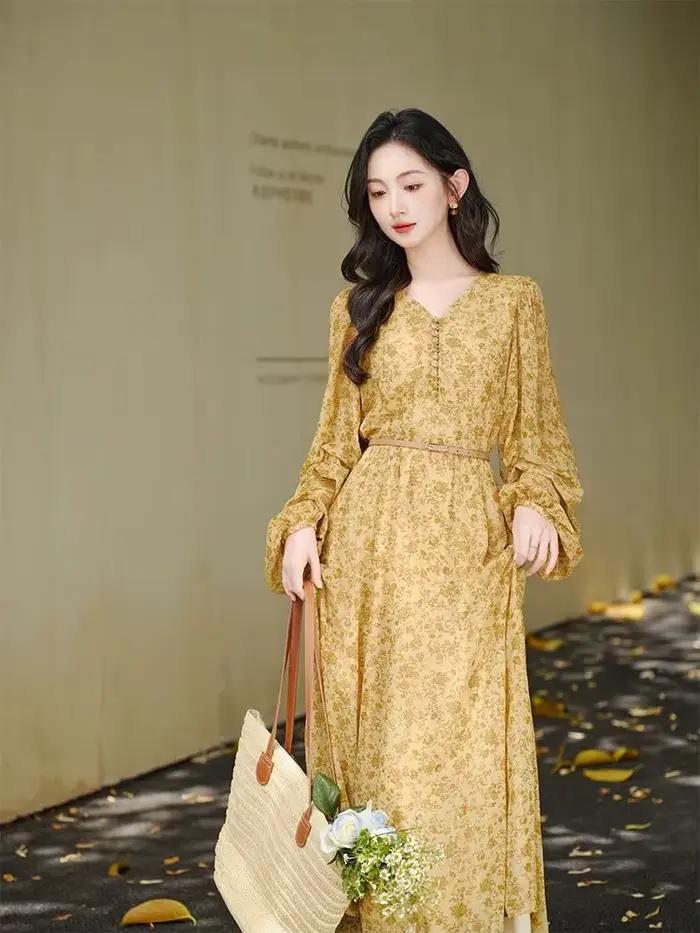 Robe femme ample décontracté imprimé