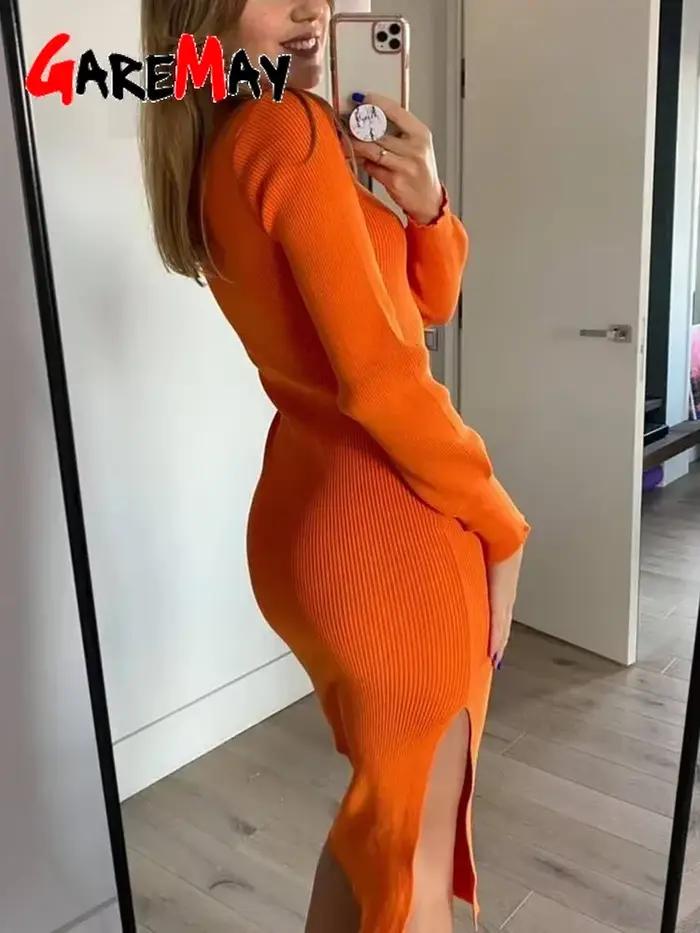 Robe noire moulante à manches longues pour femmes, avec fentes latérales, pour automne et hiver, silhouette moderne, design asymétrique, ajustement parfait, polyester, entretien facile