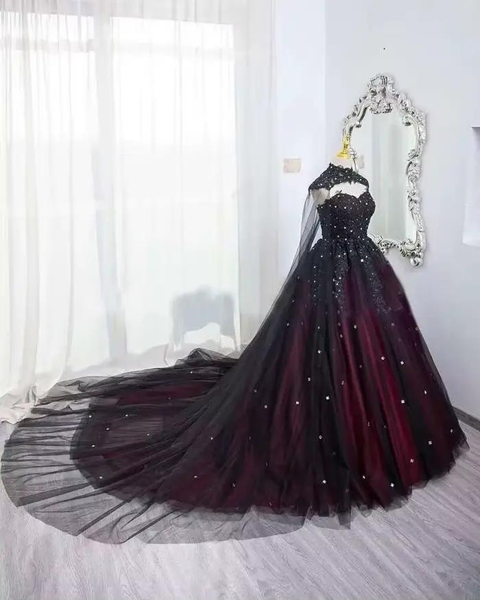 Robe de Quinceanera en polyester classique avec détails en dentelle et perles pour femmes, pour célébrer l'occasion spéciale de leur vie
