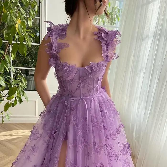 Robe sans manches en polyester avec dentelle pour femmes, silhouette fluide, col en V, disponible en plusieurs couleurs pour toutes les occasions estivales