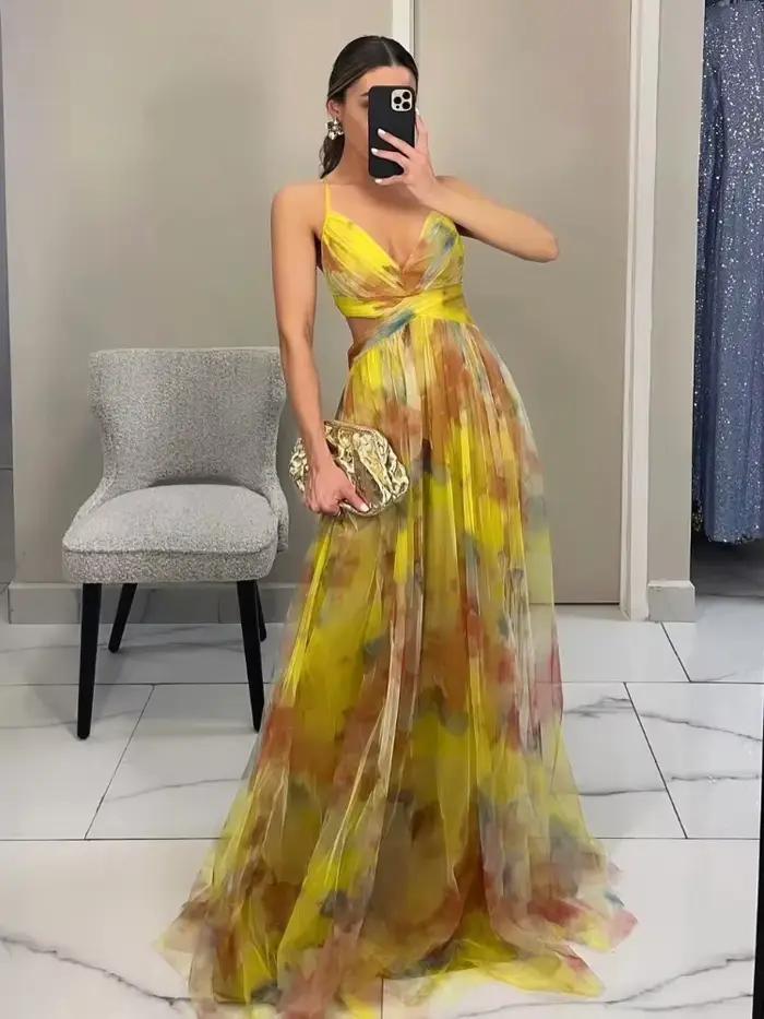 Robe en maille imprimée pour femmes