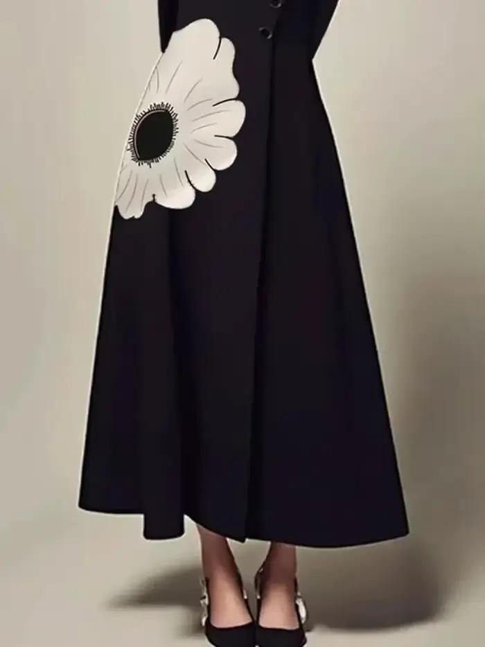 Bonboho-Robe de soirée plissée à manches longues pour femme