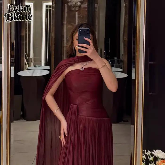 Robe de soirée ECLAT bordeaux
