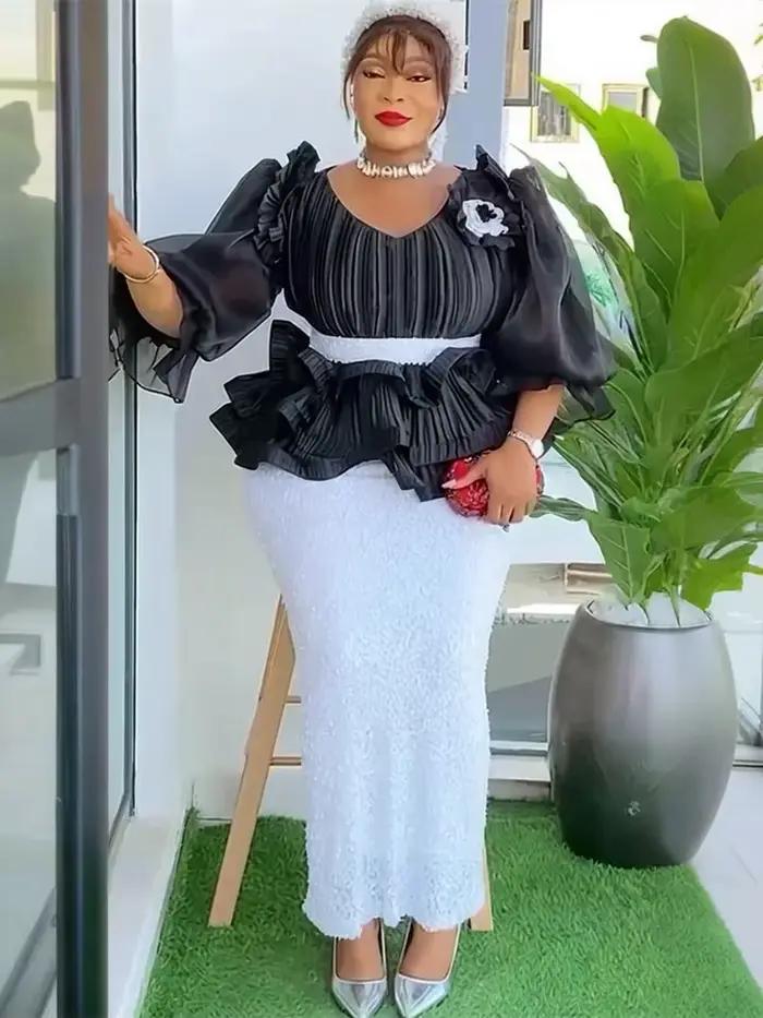 Robe de soirée grande taille pour femmes