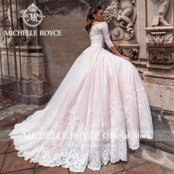 Michelle Royce robe De bal robes De mariée pour femme avec veste chérie Appliques
