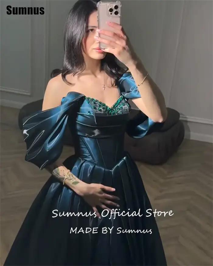 Robes de soirée Sumnus Princess coupe trapèze pour femmes