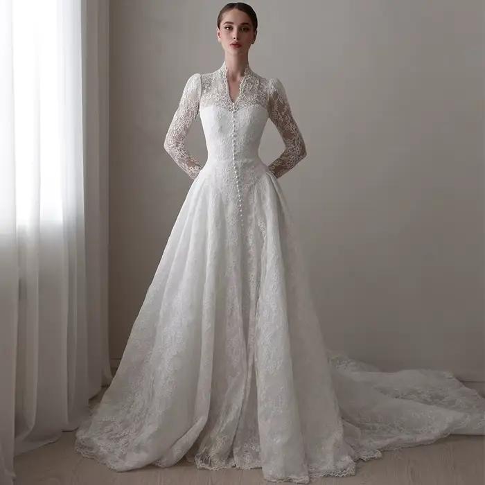 Robe de mariée de luxe en dentelle
