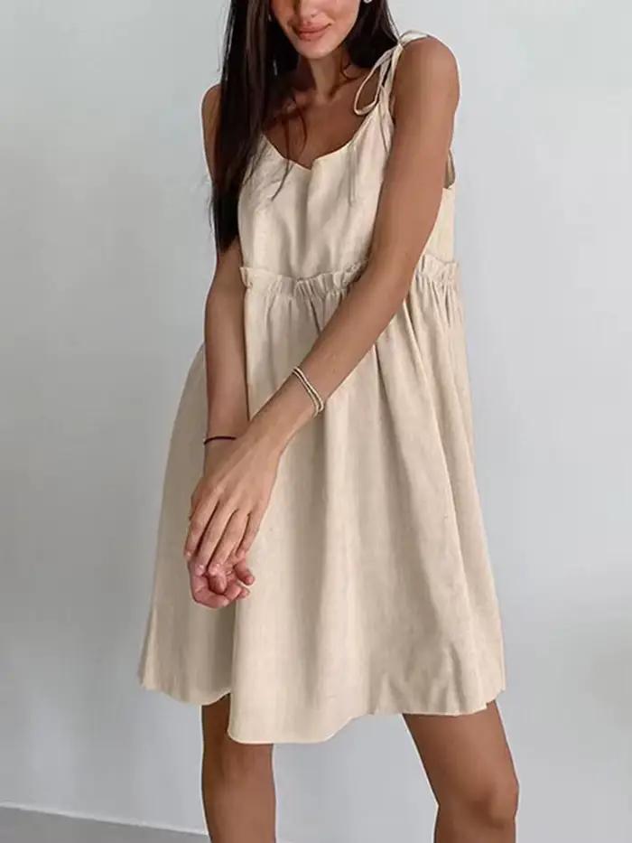 Robe dos nu pour femme été 2025