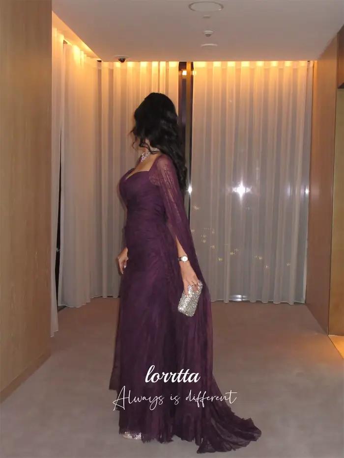 Lorrtta robe de Cocktail personnalisée robes formelles femmes violet luxueux