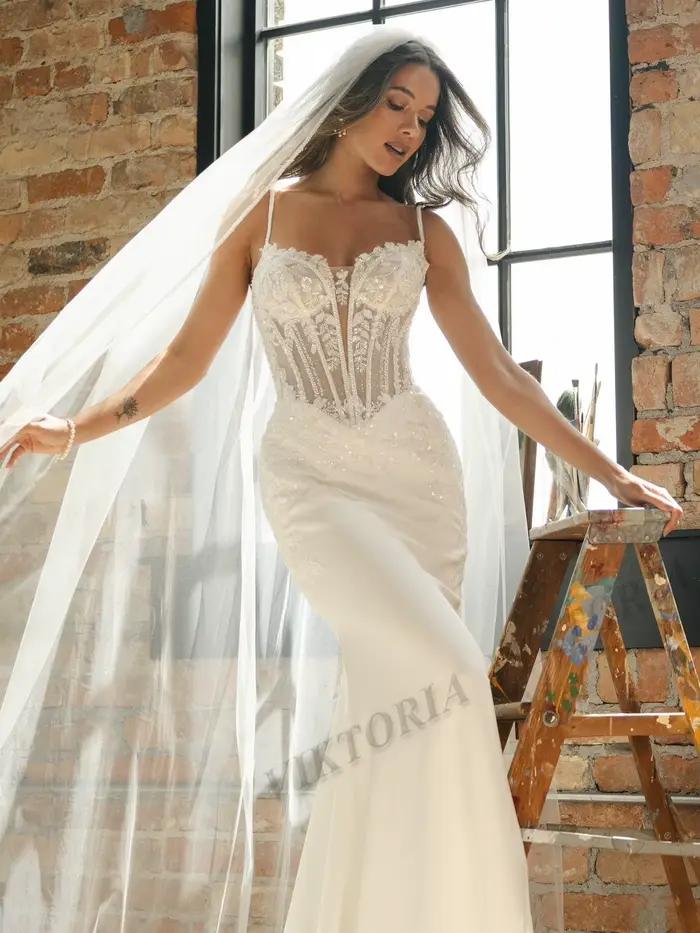 VIKTORIA – robes de mariée sirène Vintage pour femmes