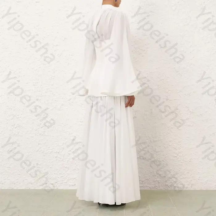 Robe de soirée élégante à manches longues