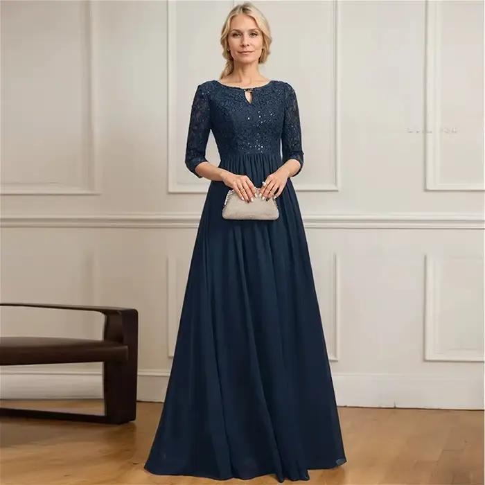 Robes de Soirée Longues Personnalisées et Élégantes pour la Mère de la Mariée