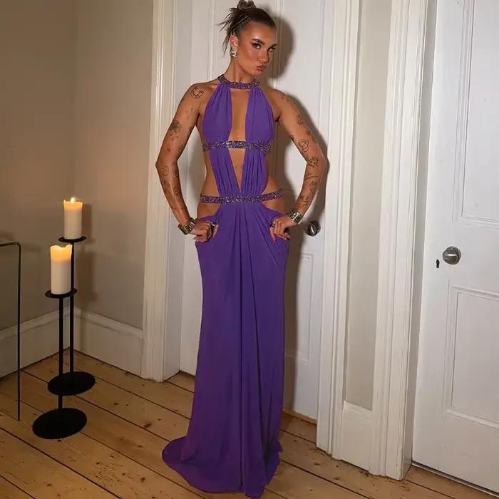 Robe longue décontractée pour femme