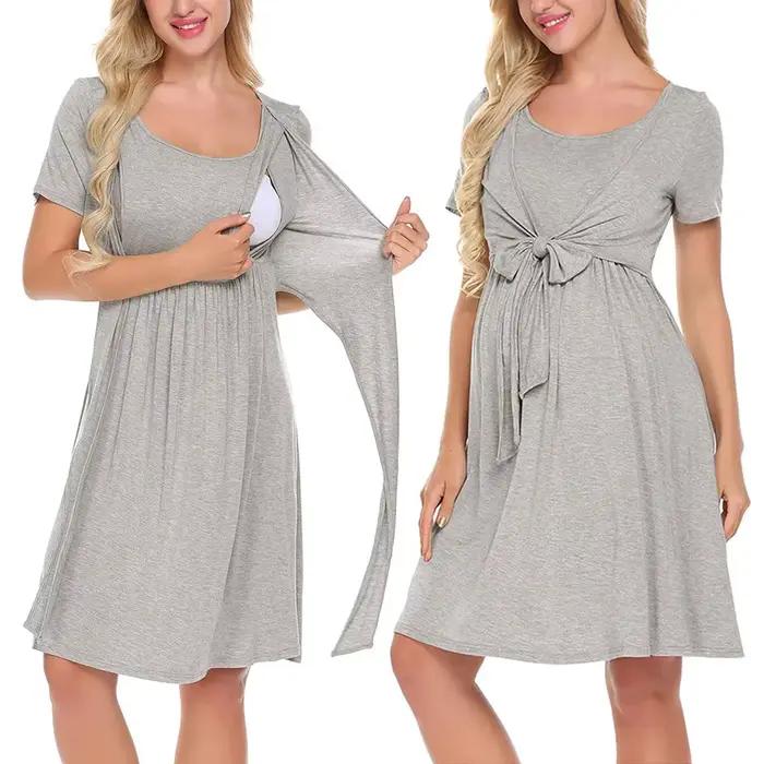 Robe de maternité ample et confortable