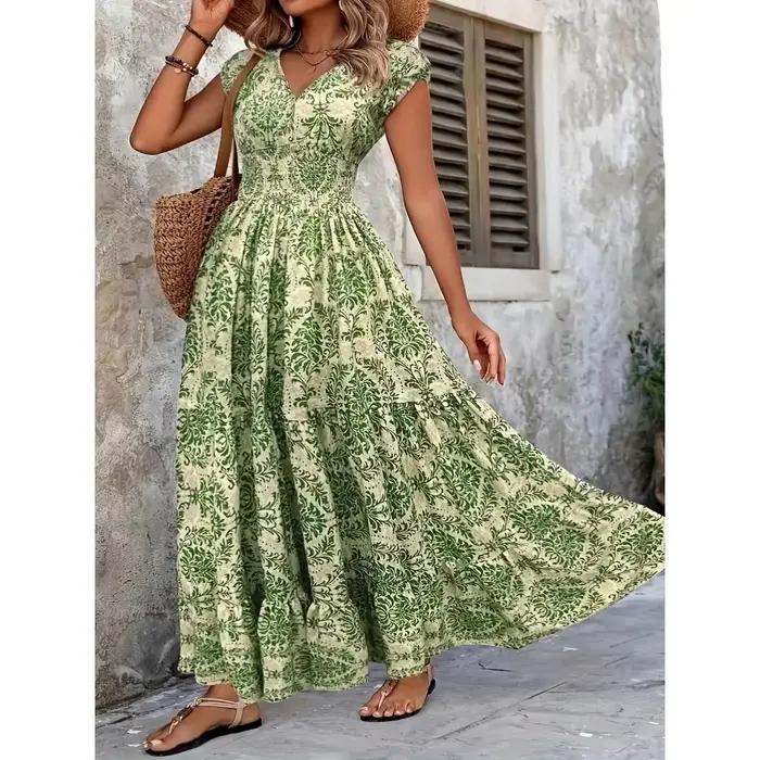 Robe longue style bohémien